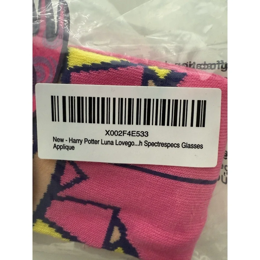 Harry Potter Luna Lovegood Long Socks Women's Size 4-10 Pink Whimsical NWT Magic